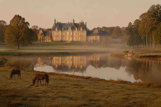 Photo : demeure, château ou parc, ambiance sombre